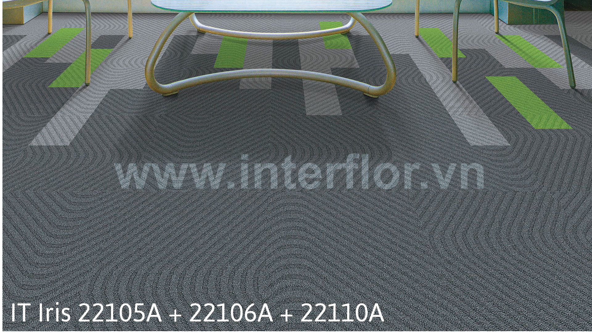 Thảm Interflor ITIris 22105A+22106A+22110A