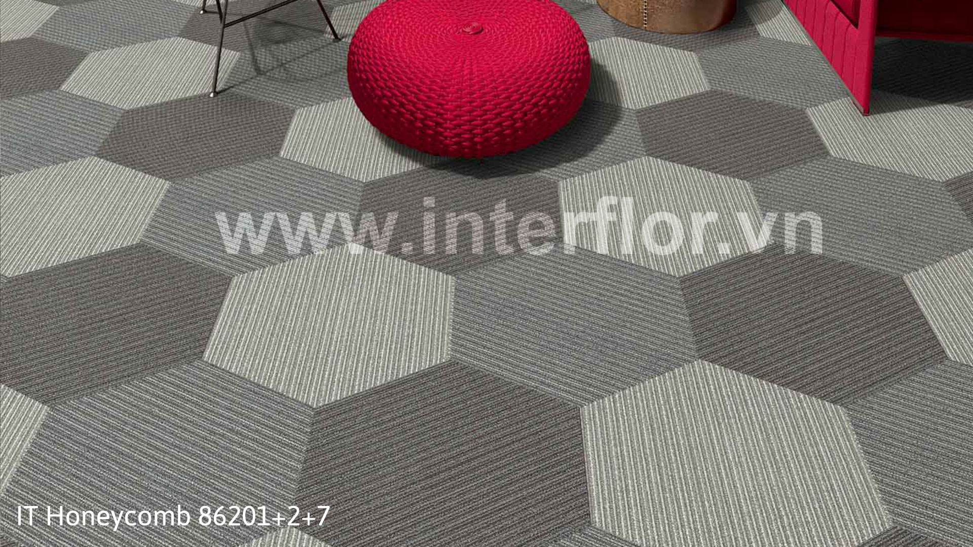 Thảm Interflor ITHoneycomb 86201+2+7