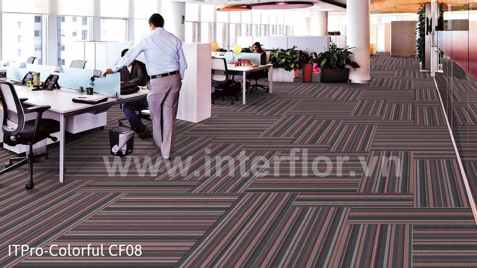 Thảm Interflor ITPro-Colorful CF08